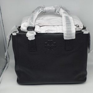 Tory Burch Thea Slouchy Satchel Black